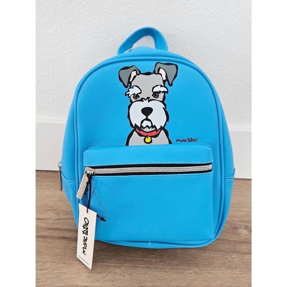 Marc Tetro Schnauzer Blue Mini Backpack